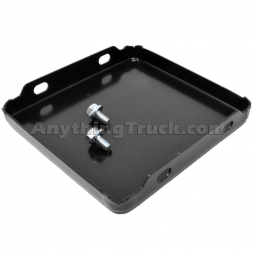 Curt Mfg. 28952 Square 4" Metal Cap For Jacks, Mounting Hardware Included