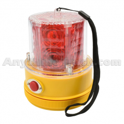 Pro LED 2785R Magnet Mount, Battery Operated, Red LED Warning Light Beacon