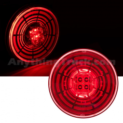 Pro LED 413RTUN 4" Round Tunnel Vision Stop/Tail/Turn Light, Red Lens, 13 Red LEDs