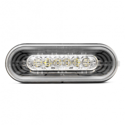 Pro LED 622CTUN 6" Oval Tunnel Vision Back-Up Light, Clear Lens, 22 White LEDs