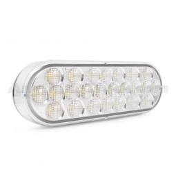 Pro LED 624C 6" Oval Pearl Style Back-Up Light With 24 White LEDs - Replaces Truck Lite 6060C