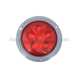 Truck-Lite 44983R Red LED Stop/Tail/Turn Light With 6 Diodes, 12 VDC, Flange Mount, Diamond Shell