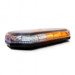 Pro LED LPWM10FACL Mini Light Bar Warning Light With Amber/White LEDs, Magnet Mount, 10 Functions