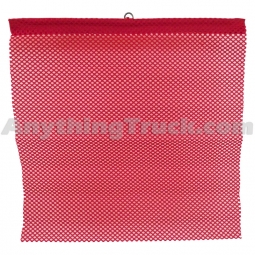 PTP FW300C 18" x 18" Red Mesh Flag With Wire Loop