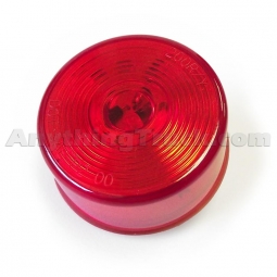 Pro LED 200RC Red 2-Inch Round LED Marker Light with Circle Lens