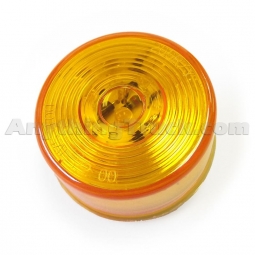 Pro LED 200YC Yellow 2-Inch Round LED Marker Light with Circle Lens