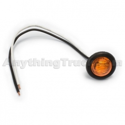 Pro LED 34Y1 3/4" Amber LED Clearance/Marker Light with Grommet, 1 Diode
