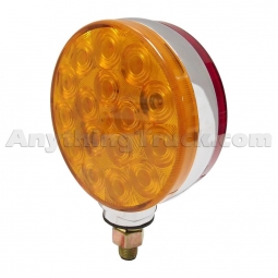 Pro LED 3813 Double Face Turn Signal, One Side Red, One Side Amber