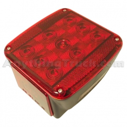 Pro LED 44L LH Tail Light for Trailers Under 80" Wide, with License Plate Light