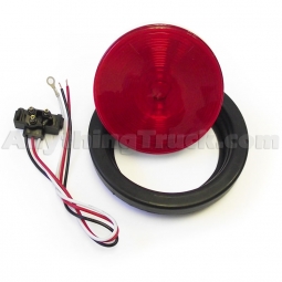 Pro LED 4RKIT 4" Round Incandescent Stop, Tail, and Turn Signal Light with Grommet & Plug