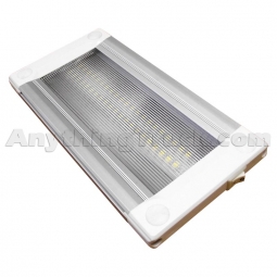 Pro LED 83690 10-5/8" x 3-9/16" LED Interior Light with On/Off Switch, Fluted Lens