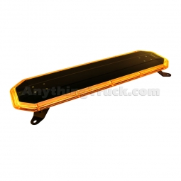 Pro LED SLP1030 31" Low Profile Amber LED Warning Light Bar With 19 Flash Patterns, 10-30 Volt DC