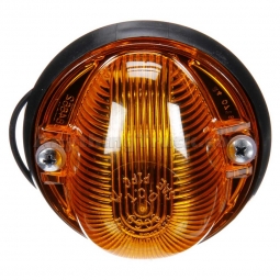 Truck-Lite 1313A Incandescent Triangular Amber 1 Bulb Clearance/Marker Light, Hard Wired