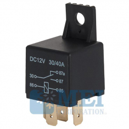 MEI 11-3002 Relay, 12-Volt, SPDT, 30-40 Amp, No Diode Protection