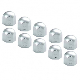 10 Pack of 1.5" x 1.5" Stainless Steel Lug Nut Covers