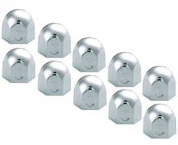 1-1/4" x 1-3/8" Chrome Lug Nut Cover, 10-Pack