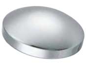 Chrome Hub Cap for Rear Wheels - 8.5" Axle with Eight 5/8" Studs