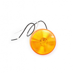 Pro LED 250YCHW Yellow 2.5-Inch Round Hard-Wired LED Marker Light with Circle Lens