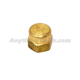 Velvac 017223 Brass Cap Female Pipe Cap, 1/8" NPT