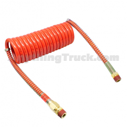 15 ft. Red Coiled Nylon Emergency Air Brake Hose Assembly