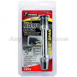 Trimax SXT5 Stainless Steel Receiver Lock for 5/8" Pin Holes, Fits Class V Receivers up to 2-1/2"