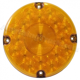 Pro LED 71A 7-Inch Round Amber LED Turn Signal Bus Light