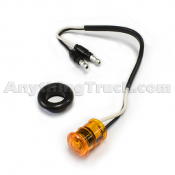 Truck-Lite 33050Y Amber Truck-Lite Model 33 3/4" LED Marker Light and Grommet Kit