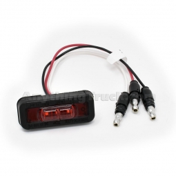 Truck-Lite 36203R Dual Function Red 36-Series Flex-Lite LED Marker Clearance Light, 12 Volts