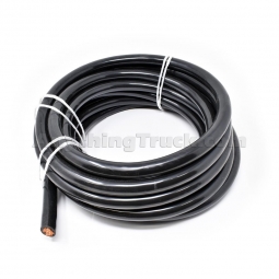 Velvac 058047 Black Jacketed Battery & Starter Cable, 4/0 Gauge, 25' Length