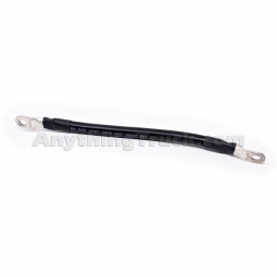 Velvac 058119 Stud Top Battery Cable, Black, 12"