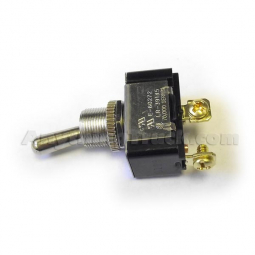 Velvac 090194 Toggle Switch, SPST, 21A @ 14 VDC, Screw Terminals, O-Ring Sealed, Momentary