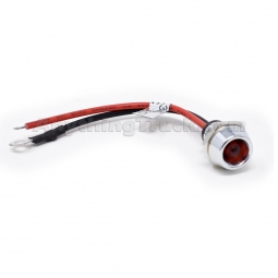 Velvac 090213 Red LED Indicator Light with 20AWG leads